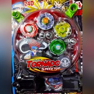 4 top Beyblade 2 launcher 2 string